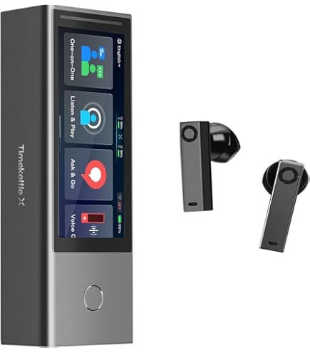 Timekettle W4 Pro AI Interpreter Earbuds(Grey),Translator Device